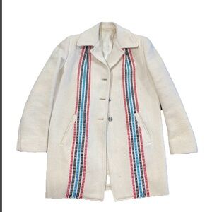 Chimayo Cloth Wool Coat – Hand Loomed – Southwest Navajo